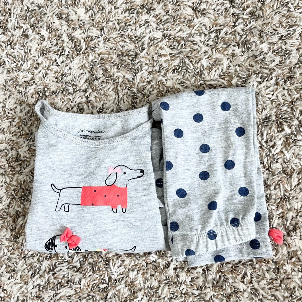 First Impressions set with Dog design for Girls - Picture 4 of 7